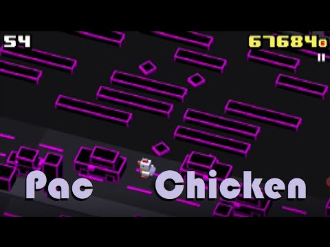 Crossy Road [PacMan - Pac Chicken] [PacMan - Pac-Chicken] [PacMan ...