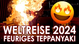 Feuriges Teppanyaki 🏝 Cora Cora Malediven 🌏 Weltreise 2024 - Travel Vlog #7 - Tag 5 | Deutsch