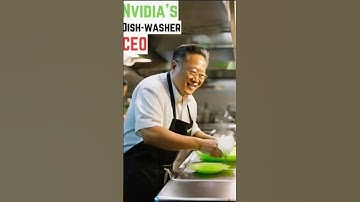 Nvidia’s “dishwasher” CEO built a trillion-dollar empire from humble beginnings!#ai #successstory