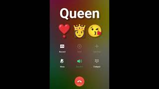 New GF ❤️ ( Queen❣️👑 ) Call Prank 😂 | Duplicate Romantic girl voice call recording Prank video 😜😂