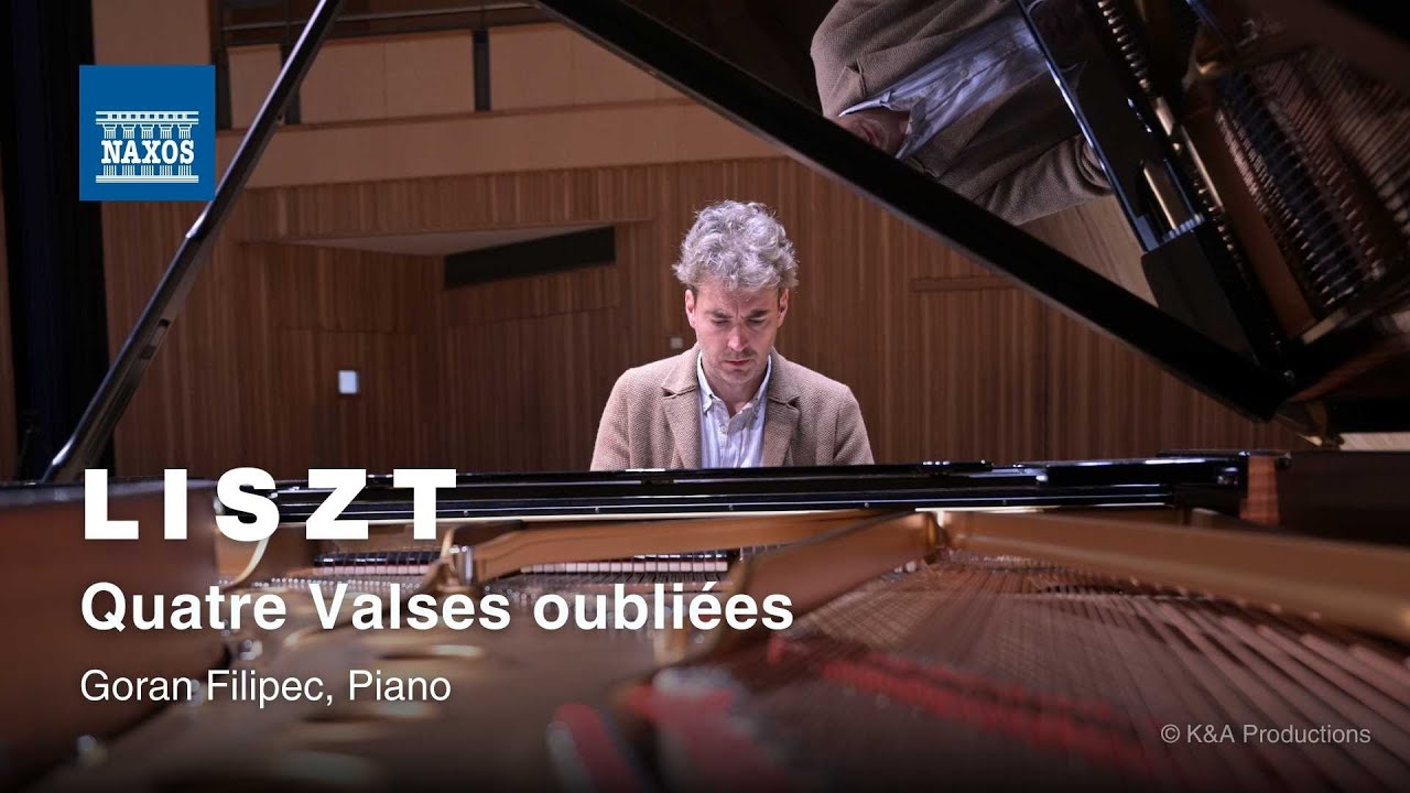 Liszt:  Quatre Valses oubliées, S215/R37 – Valse oubliée No. 1 (Goran Filipec) #musicvideo