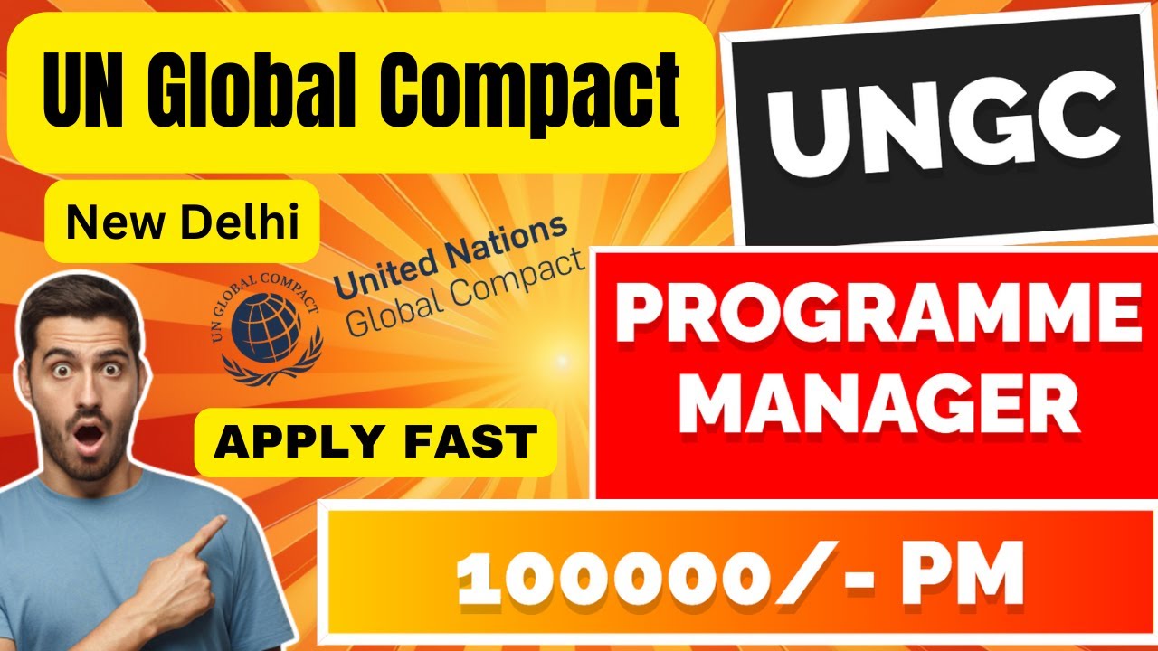 UN Global Compact Network India is Hiring! Manager Post | Salary up to ...