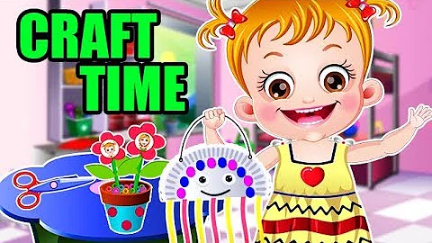 Baby Hazel Craft Time | Fun Game Videos By Baby Ha...