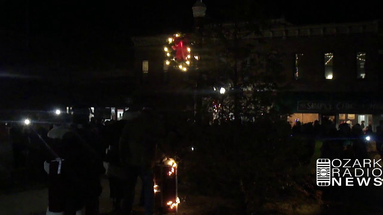 West Plains Christmas tree lighting 12/8/17 YouTube