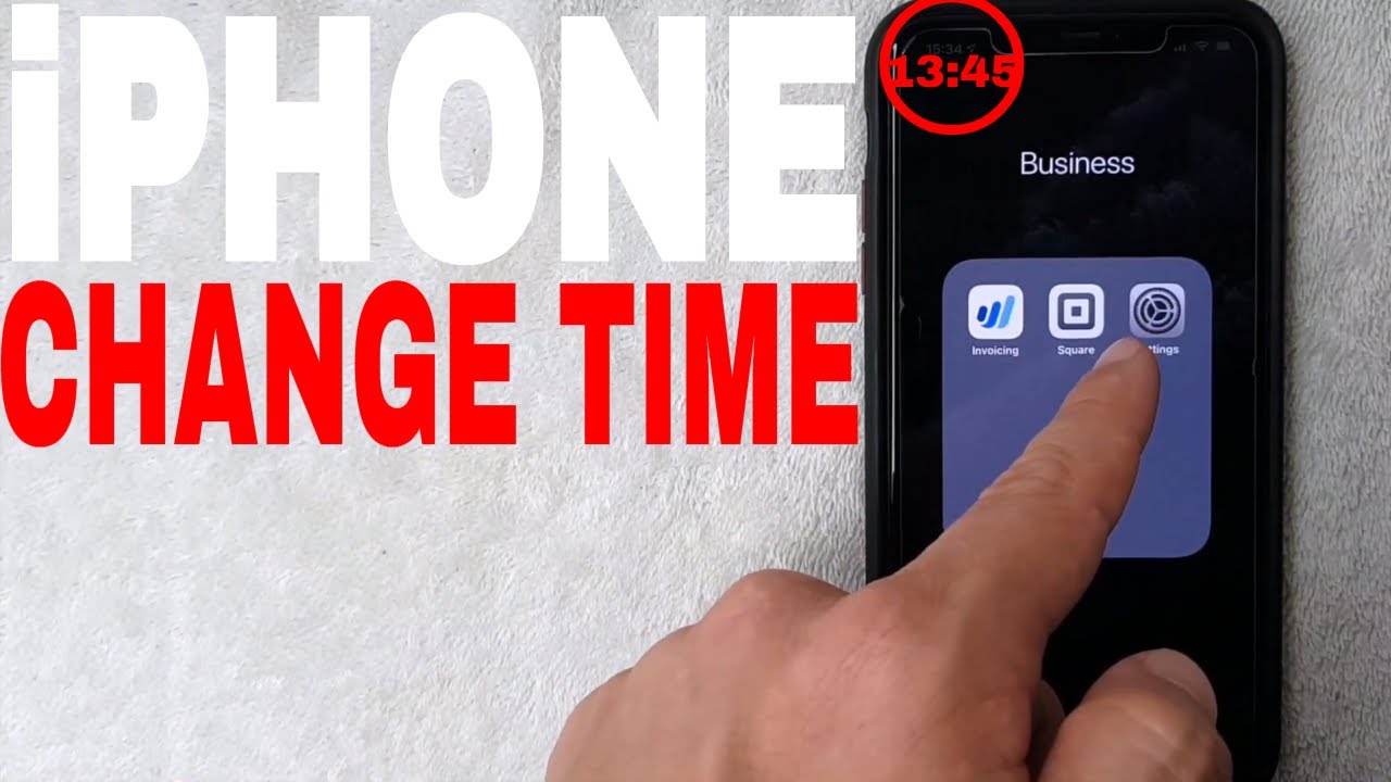 ✅  How To Change Time On Iphone 🔴