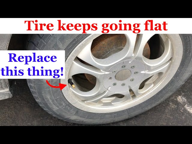 How to Fix a Tire That Keeps Losing Air  