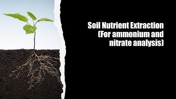 Soil Nutrient Extraction