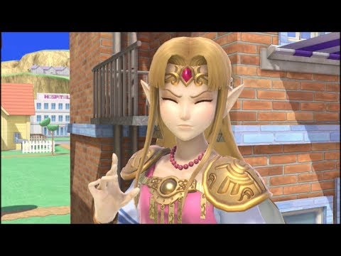 スマブラSP　ゼルダ　ゼロスーツサムス　ナナ　ルキナにZ軸バグピクミン投げ