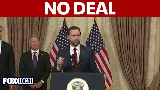 Iran latest: Vance says ceasefire talks end with no deal