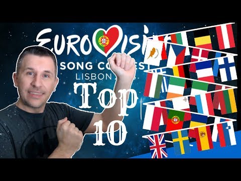 Eurovision 2018 - My Top 10 (With Reaction)