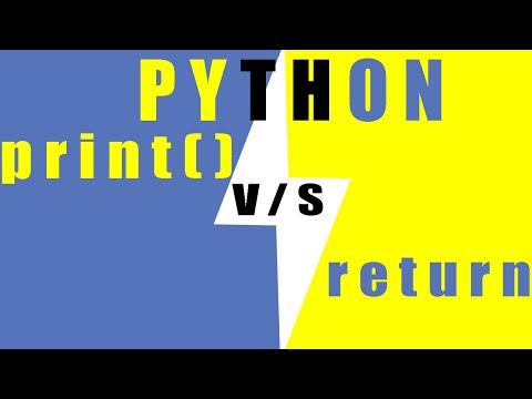 Difference Print Vs Return | PYTHON TUTORIAL PART #12 |  PULKIT.PY