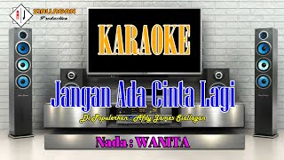 JANGAN ADA CINTA LAGI || Cipt. Afdy James Siallagan || Voc. AJS || Musik KARAOKE [HD] Nada WANITA