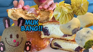 SUB) 디저트 먹방 크림 케이크 티라미수 도넛 초코케이크 DESSERT MUKBANG CREAM CAKE TIRAMISU DONUTS デザートムクバン クリームドーナツ