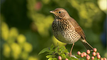 🌅 Morning Birdsong: Songthrush, Robin, Blackbird and more