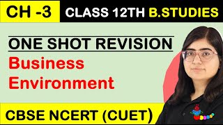 Business Environment One Shot | Class 12 Business Studies | Chapter 3 Business Studies Class 12