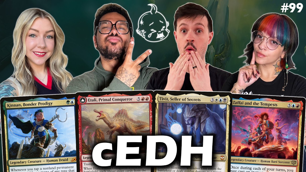 cEDH with Jacob Paris & ComedIanMTG! | Kinnan | Etali | Tivit | Zaffai | MTG CEDH GAMEPLAY thumbnail