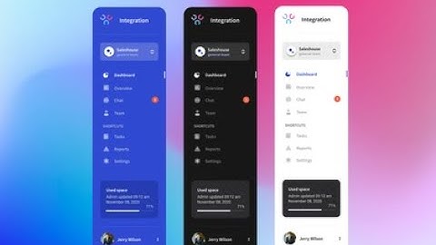 MODERN FLAT ANIMATED SLIDING MENU IN VISUAL STUDIO | C#, PART ONE