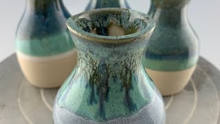 Glaze Dipping Experiments - Cone 5/6 Glaze Layering