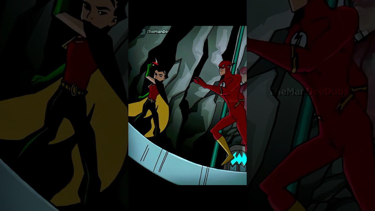 Robin’s First Time Meeting Flash and Green Lantern | #youtubeshorts #explorepage #flash #batman #dc