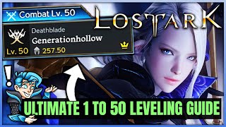 How to Level Up + Get to Max Level FAST - New Lost Ark 2022 Leveling XP Guide - 1 to 50 - Lost Ark!