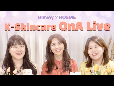 LIVE🔴 50% OFF for K-<strong>SKIN</strong> product 😮 Blimey SKINCARE <strong>TALK</strong> with KOSME