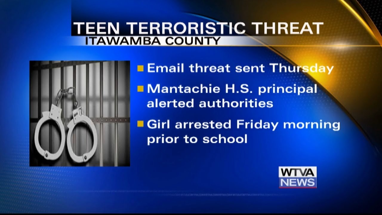 Teenager arrested, accused of making threat toward Mantachie School ...