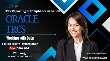 LIVE Webinar: Oracle TRCS – Import & Export Data with EPMAutomate & Data Management
