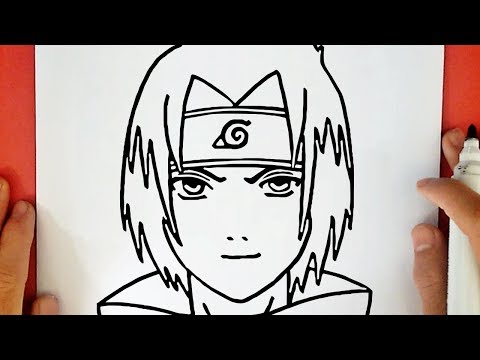 HOW TO DRAW SASUKE FROM NARUTO