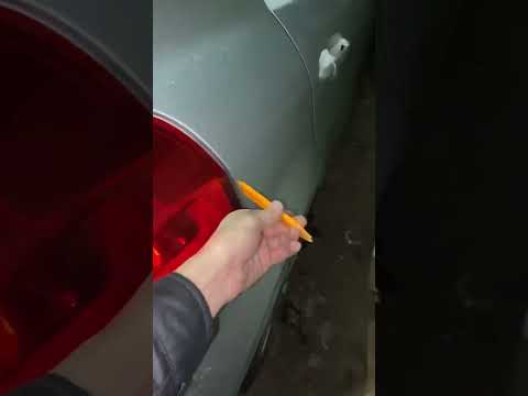 Киа Рио 3 замена лампочки. Хэтчбек