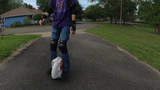 Airwheel X3 Practicing Riding Backwards / Idling