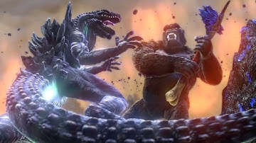 Kong vs. Zilla - Godzilla/MonsterVerse Fight Animation #godzilla #kaiju #kong #monsterverse #3d