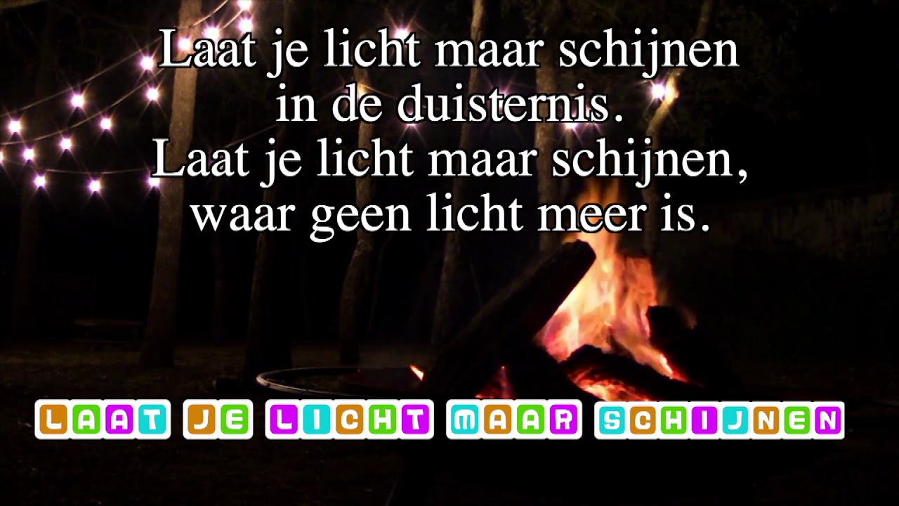 Laat je licht maar schijnen - YouTube