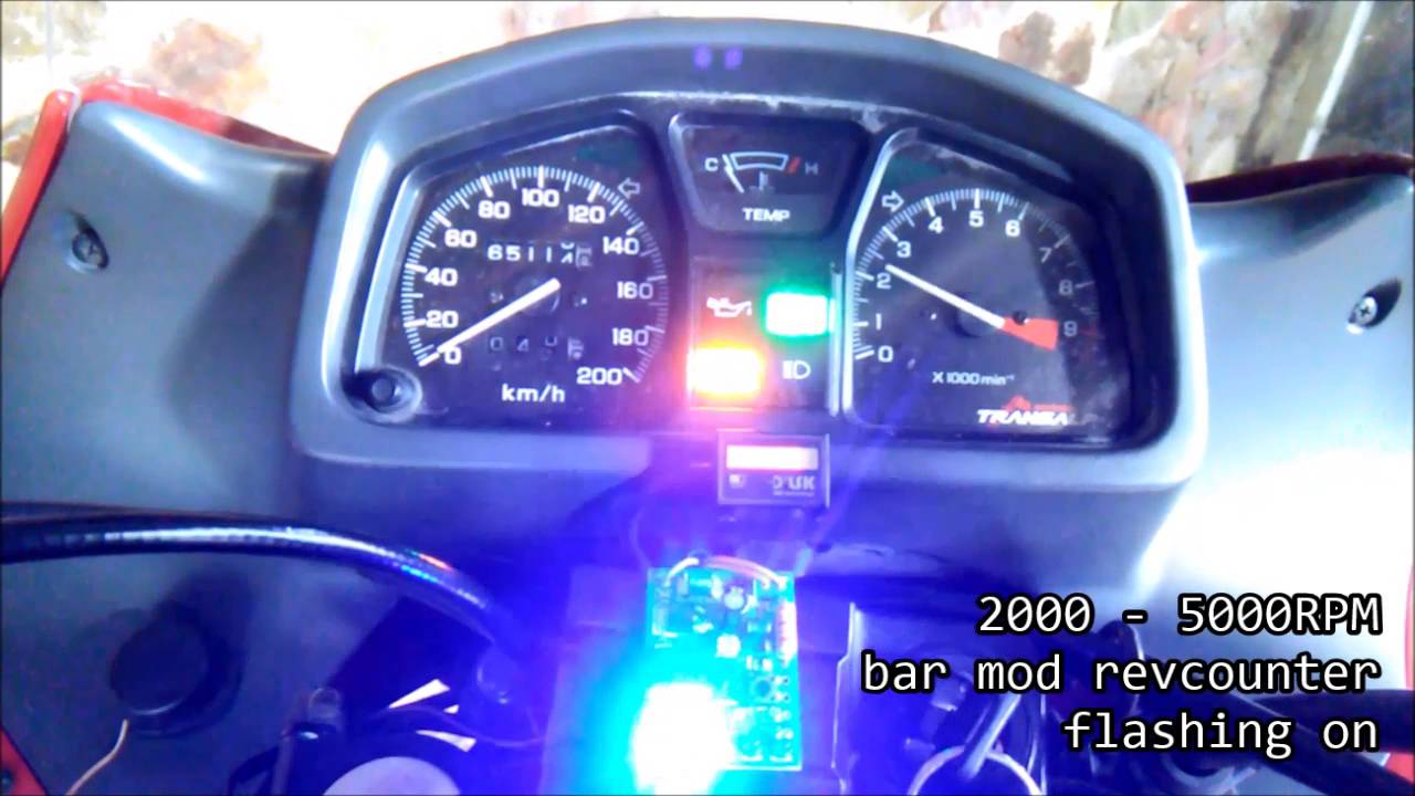 Fully adjustable shift light and revcounter for DIY projects LSK5005