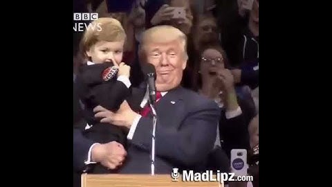 Kleines Kind findet Donald Trump scheise😂