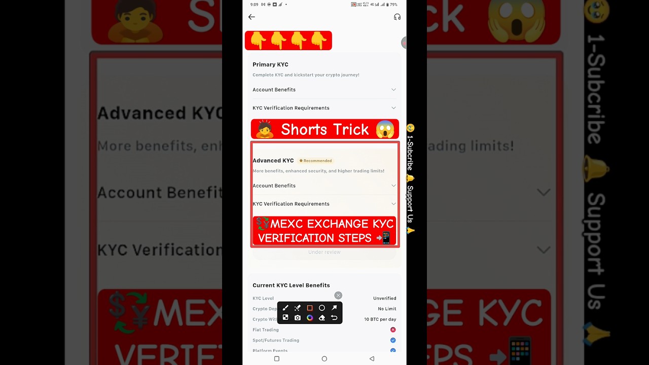 How to verify MEXC Exchange account advance kyc | 