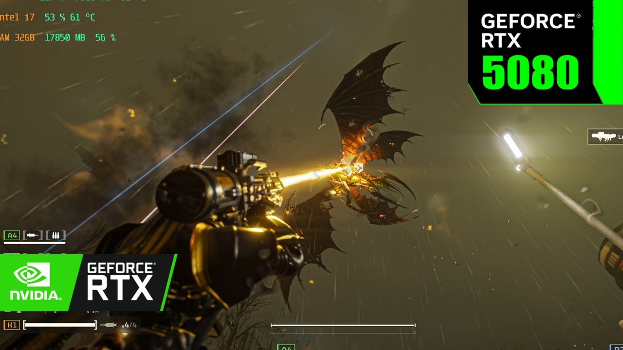 RTX 5080 | HELLDIVERS 2 PEACEKEEPING OPERATION (ULTRA QUALITY PRESET) 4K 32 GB