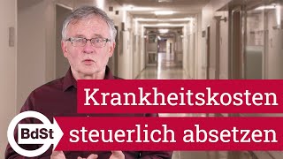 Ob Brille Zahnersatz oder Medikamente So kann man Krankheitskosten von der Steue