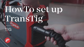 How to put TransTig into operation (TIG)