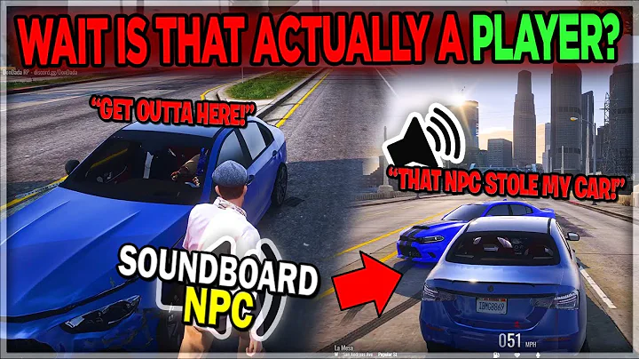 Trolling the WHOLE SERVER with an NPC SOUNDBOARD - GTA 5 RP | DonDada Roleplay