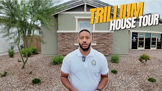 Lennar at Madera Trillium Floor Plan Home Tour in Queen Creek, Arizona 85142