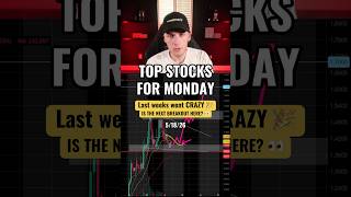 TOP 3 STOCKS FOR MONDAY - 5/18/26 #daytrading #stockmarket #stockstowatch #momentum