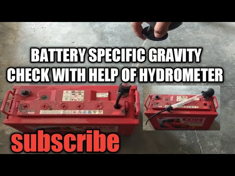 वीडियो: बैटरी में इलेक्ट्रोलाइट की जांच कैसे करें