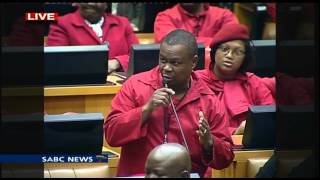 EFF takes on Zuma in Parliament