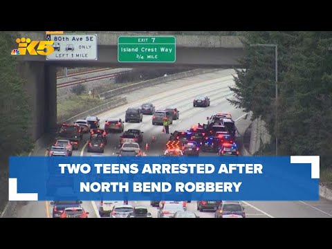Two juveniles arrested after allegedly robbing SnoFalls Credit Union in North Bend