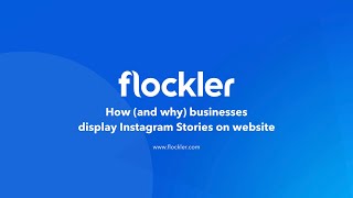 How to display Instagram Stories on website | Flockler