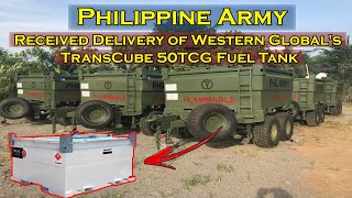 Philippine Army Received Delivery of TransCube 50TCG Fuel Tank