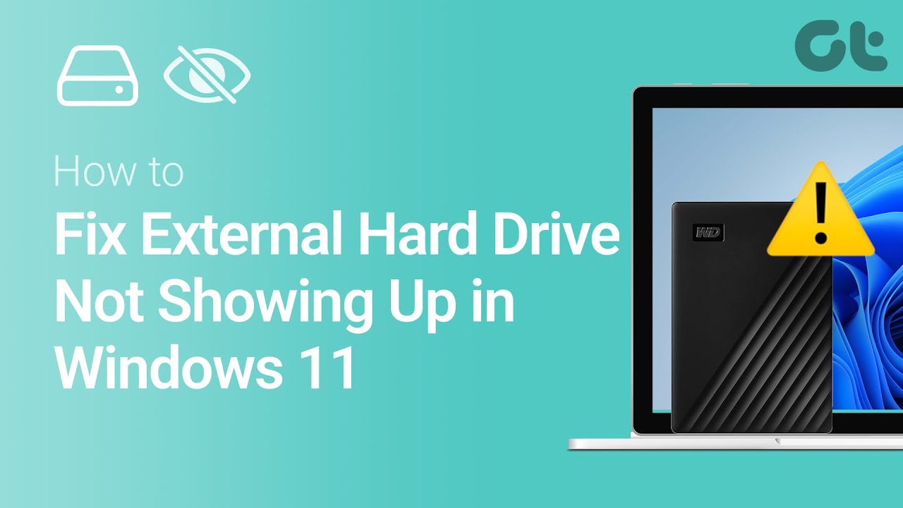 sensor ankel nærme sig 9 Best Ways to Fix External Hard Drive Not Showing Up in Windows 11 -  Guiding Tech