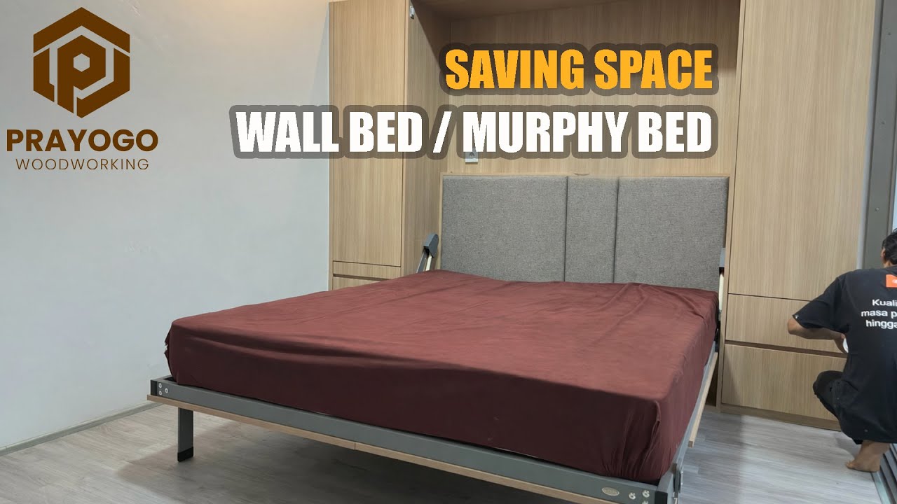 MEMBUAT WALLBED / MURPHYBED VERTIKAL + LEMARI