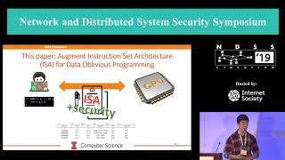 NDSS 2019 Data Oblivious ISA Extensions for Side Channel-Resistant and High Performance Computing