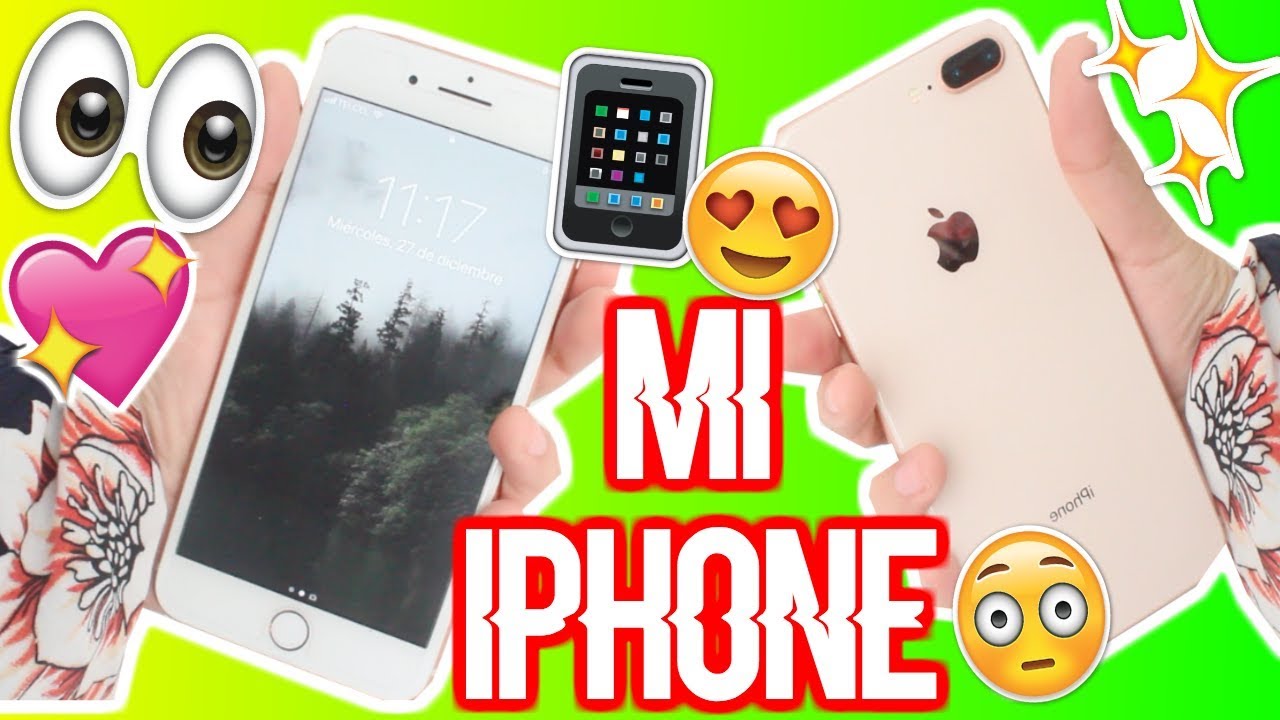 QUE TENGO en MI iPHONE 8 PLUS?! ft.PocketPeeps | Sarai♥